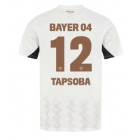 Bayer Leverkusen Edmond Tapsoba #12 Bortatröja 2024-25 Korta ärmar